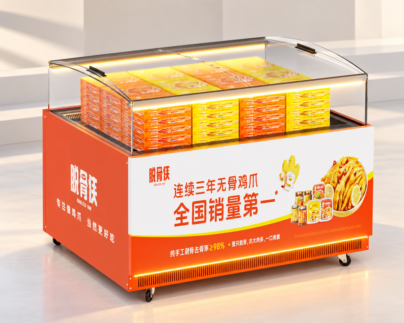 脱骨侠柜身品牌外观局部
